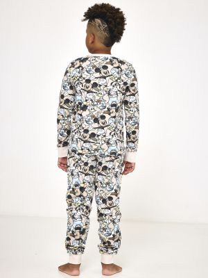 סט פיג’מה ארוכה דקה MICKEY & FRIENDS