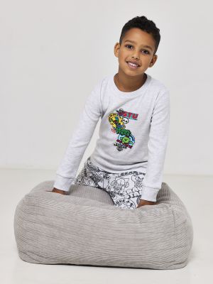 סט פיג’מה ארוכה דקה BRAWLSTARS