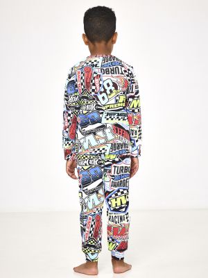 סט פיג’מה ארוכה ונעימה HOT WHEELS