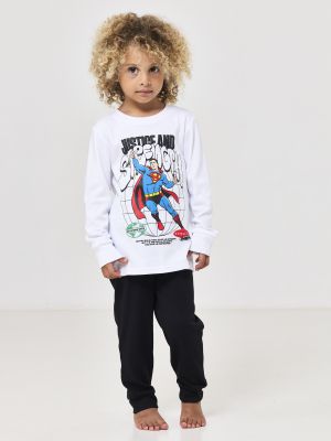 סט פיג’מה ארוכה SUPERMAN