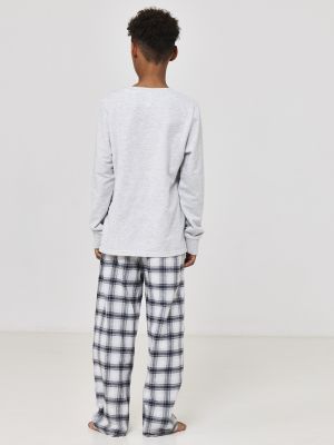 סט פיג’מה פלנל