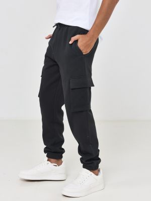 מכנסי פוטר ארוכים עם כיסי קרגו