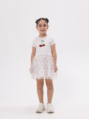שמלת מסתובבת עם חצאית טול CHERRY