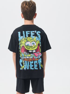 סט פיג’מה קצרה SPONGEBOB