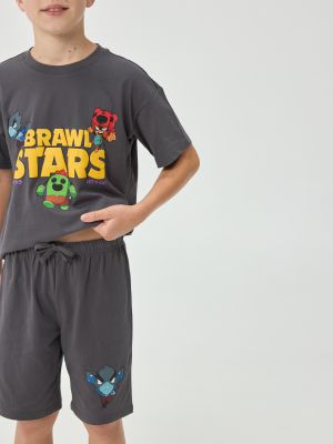 סט פיג’מה קצרה BRAWLSTARS