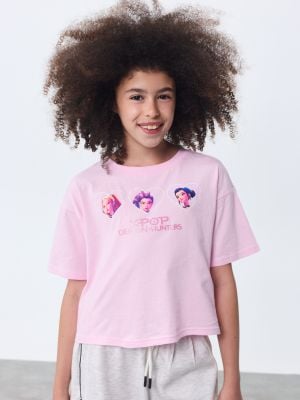 חולצת קצרה קרופ K-POP