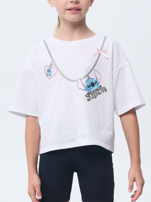 חולצה קצרה קרופ STITCH