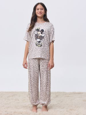 סט פיג’מה פרנץ’ טרי MINNIE