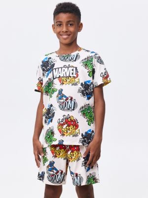 סט פיג’מה קצרה MARVEL