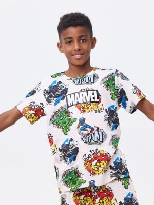סט פיג’מה קצרה MARVEL