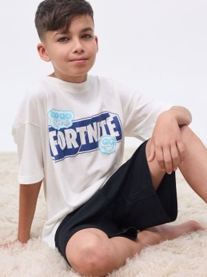סט פיג’מה קצרה FORTNITE