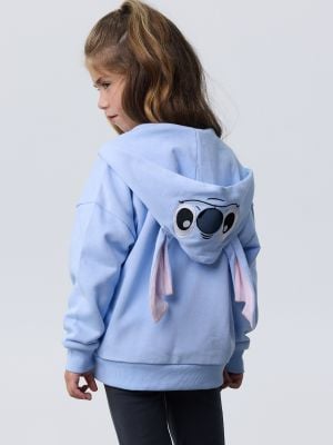סווטשירט קפוצ’ון פרנץ’ טרי STITCH