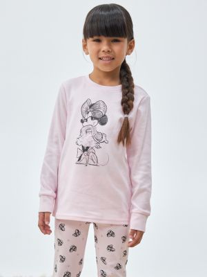 סט פיג’מה אינטרלוק עם חצאית MINNIE