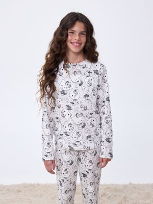 סט פיג’מה ארוכה אינטרלוק HELLO KITTY