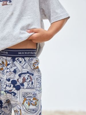 סט פיג’מה עם כיתוב אישי MICKEY