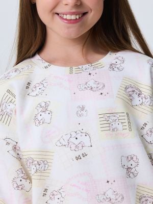 סט פיג’מה פוטר HELLO KITTY