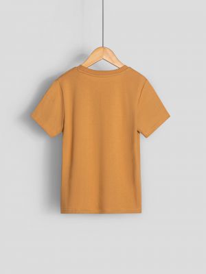 חולצה קצרה צווארון עגול לילדים