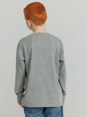 חולצה ארוכה צווארון עגול לבנים