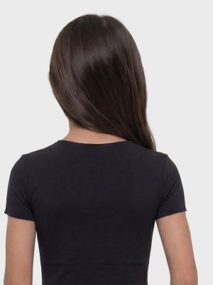 חולצה קצרה דקה וצמודה צווארון וי
