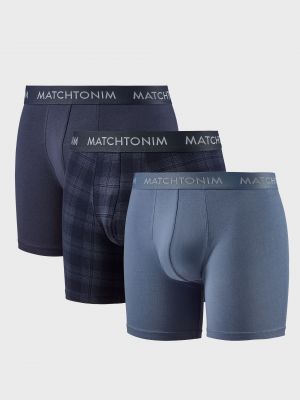 מארז 3 תחתוני בוקסר צמודים ארוכים