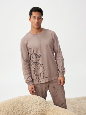 סט פיג’מה עם כיתוב אישי MICKEY
