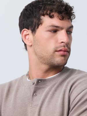 חולצה ארוכה וופל