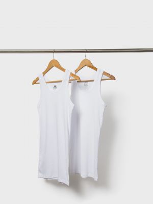 מארז שתי גופיות ריב 1/1 פסים דקים