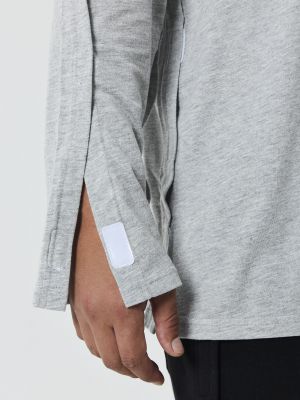 חולצה נגישה עם פתחים בצדדים יוניסקס