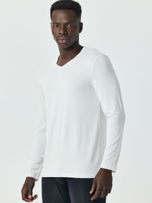 חולצה תרמית צווארון וי SLIM FIT