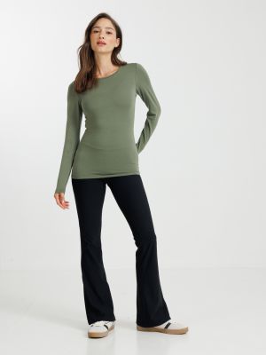 חולצה תרמית אנטי בקטריאלית צווארון עגול  - SLIM FIT