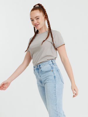 חולצה קצרה צווארון עגול נערות