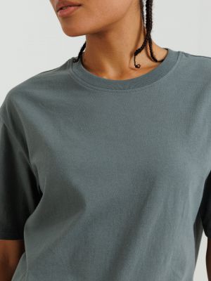 חולצה קצרה אוברסייז צווארון עגול UNISEX