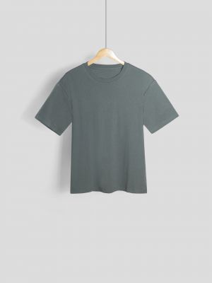 חולצה קצרה אוברסייז צווארון עגול UNISEX