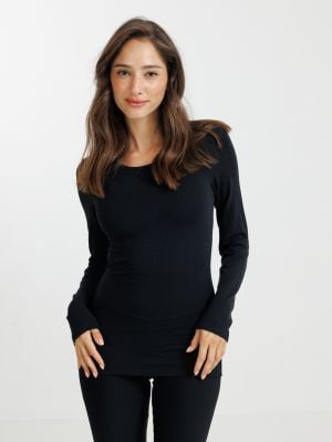חולצה תרמית אנטי בקטריאלית צווארון עגול  - SLIM FIT