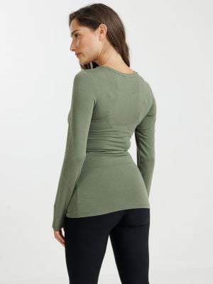 חולצה תרמית אנטי בקטריאלית צווארון עגול  - SLIM FIT
