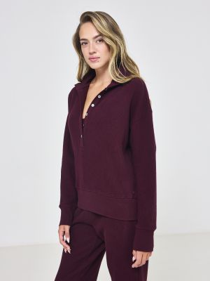 סריג וופל חצי מכופתר