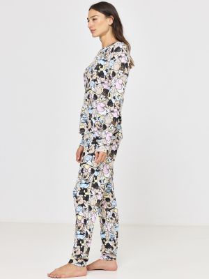 סט פיג’מה ארוכה דקה MICKEY & FRIENDS