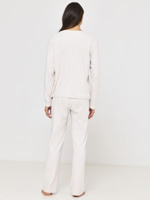 סט פיג’מה ריב TEDDY