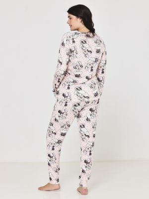 סט פיג’מה ארוכה דקה MINNIE