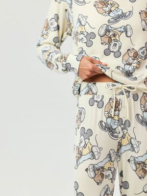 סט פיג’מה ארוכה דקה MICKEY