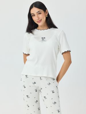 סט פיג’מה פוינטל רכה MINNIE