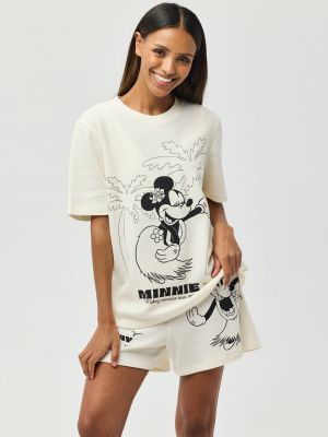 סט פיג’מה קצרה וופל MINNIE WAFFLE
