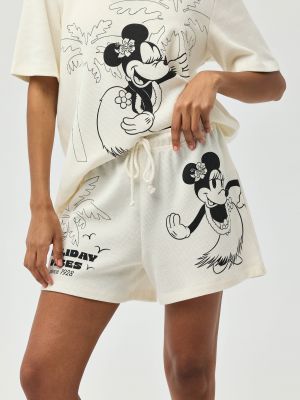 סט פיג’מה קצרה וופל MINNIE WAFFLE