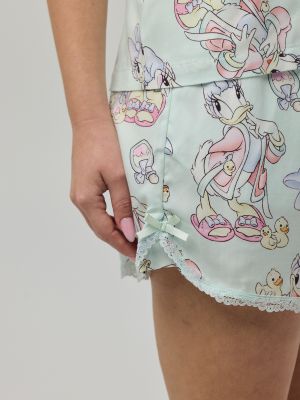 סט פיג’מה מכופתרת קצרה DAISY