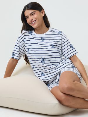 סט פיג’מה קצרה STITCH