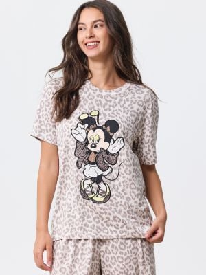 סט פיג’מה פרנץ’ טרי MINNIE