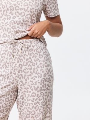 סט פיג’מה ריב LEOPARD