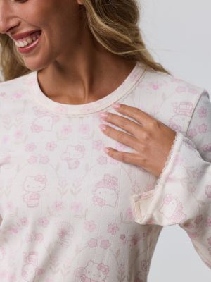 סט פיג’מה ארוכה פוינטל HELLO KITTY