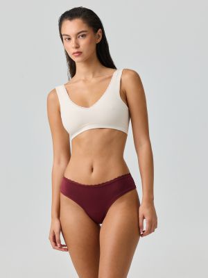 מארז 3 תחתוני חוטיני בשילוב כותנה 720 STRETCH