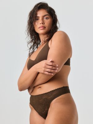 תחתוני חוטיני בשילוב תחרה 720 STRETCH